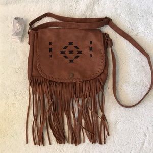 NWT. Brown Element cross body bag